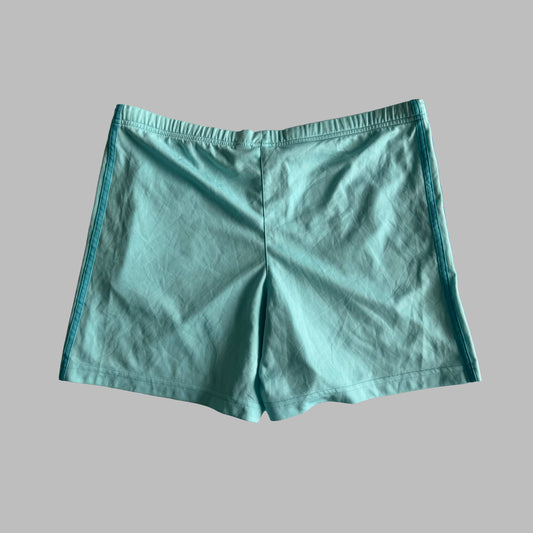 Y2K Adidas Three Stripe Mini Shorts - XL