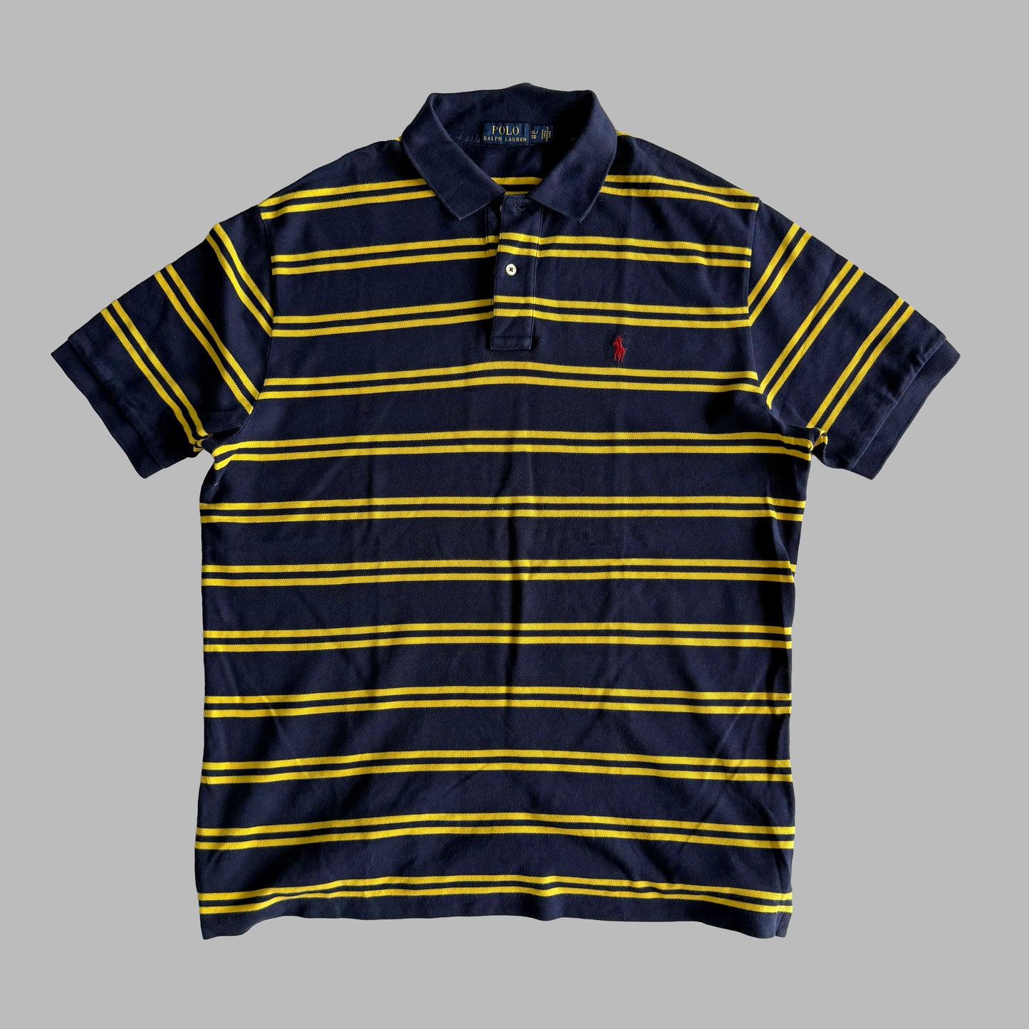 Ralph Lauren Striped Polo Shirt - XL