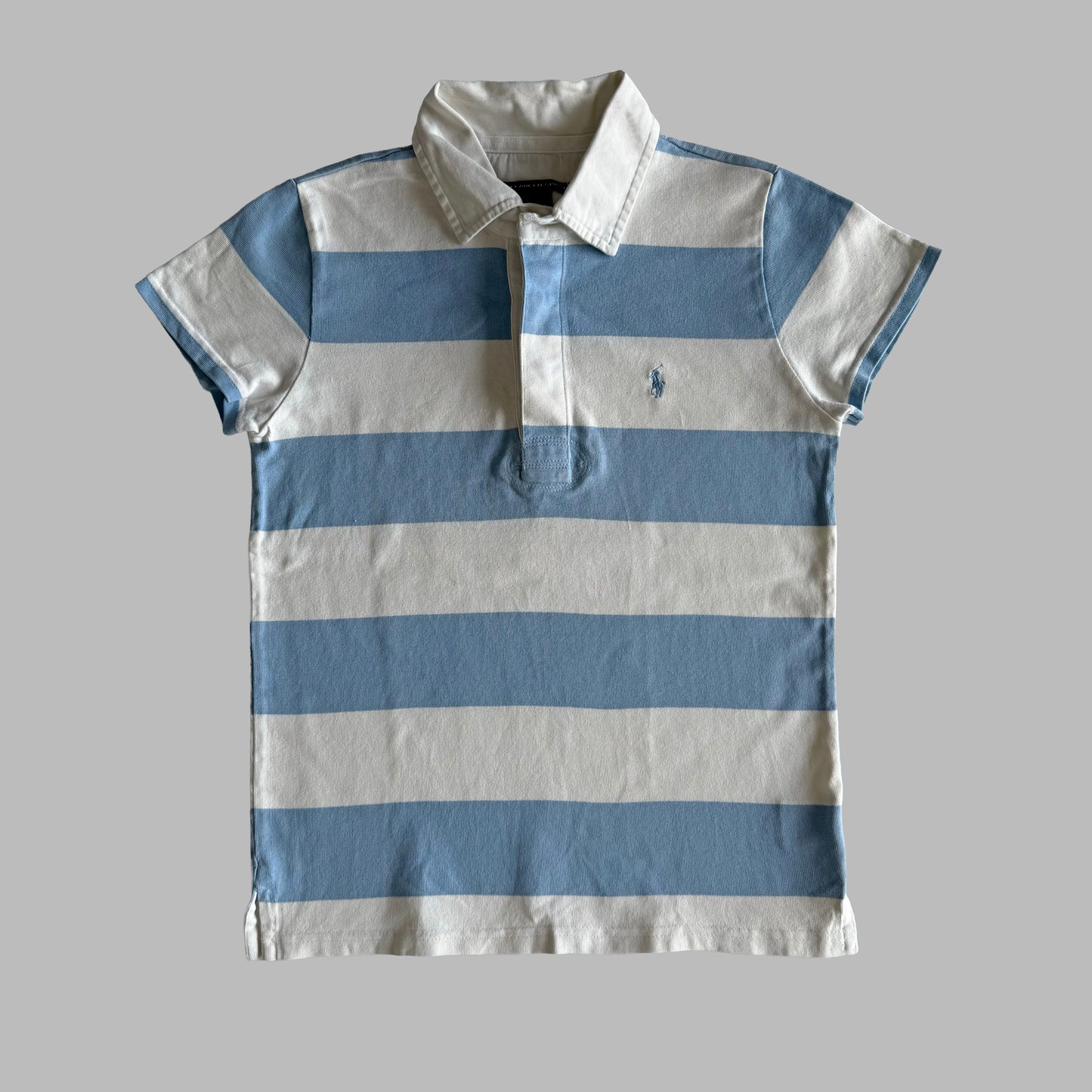 Ralph Lauren Striped Polo Shirt - Small