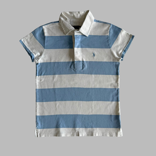 Ralph Lauren Striped Polo Shirt - Small