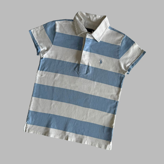 Ralph Lauren Striped Polo Shirt - Small