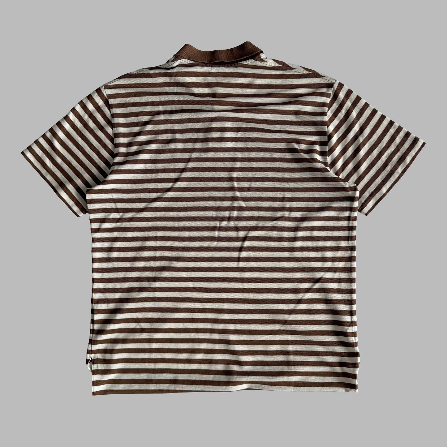 Ralph Lauren Striped Polo Shirt - Large