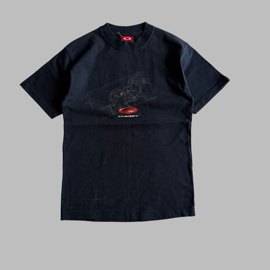 Y2K Oakley Ellipse Graphic T-Shirt - S