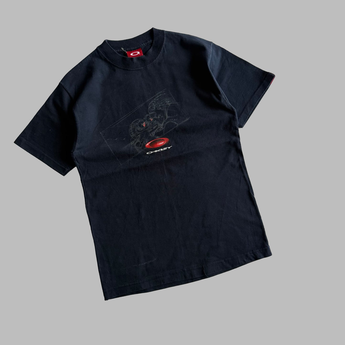 Y2K Oakley Ellipse Graphic T-Shirt - S