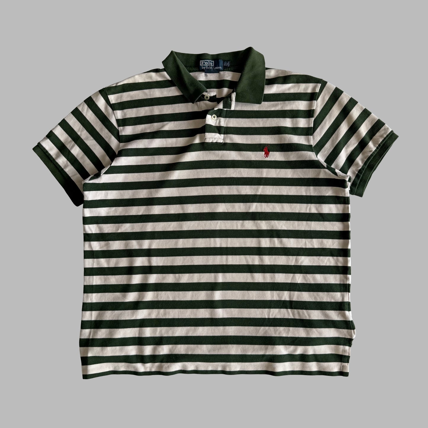 Ralph Lauren Striped Polo Shirt - XL