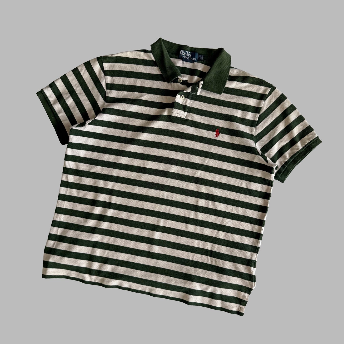 Ralph Lauren Striped Polo Shirt - XL