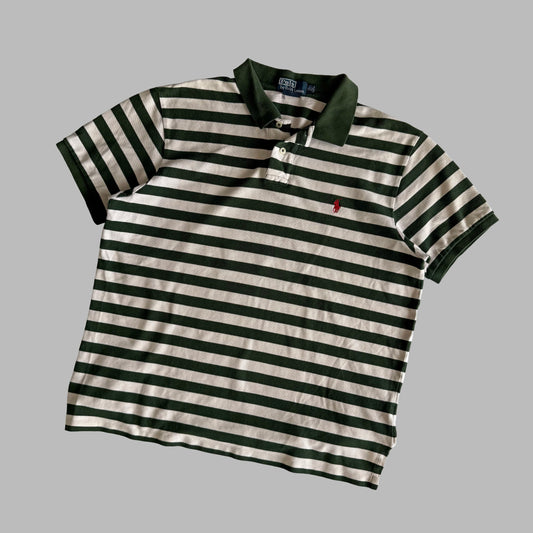 Ralph Lauren Striped Polo Shirt - XL