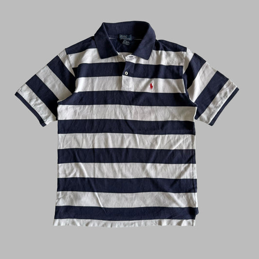Ralph Lauren Striped Polo Shirt - Small