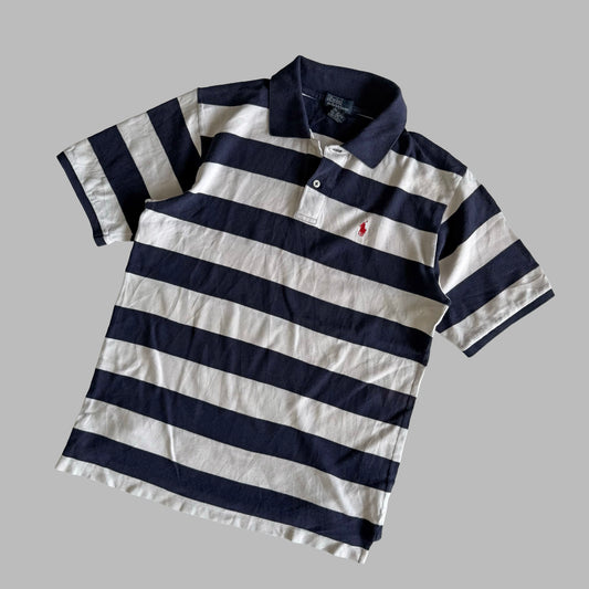 Ralph Lauren Striped Polo Shirt - Small