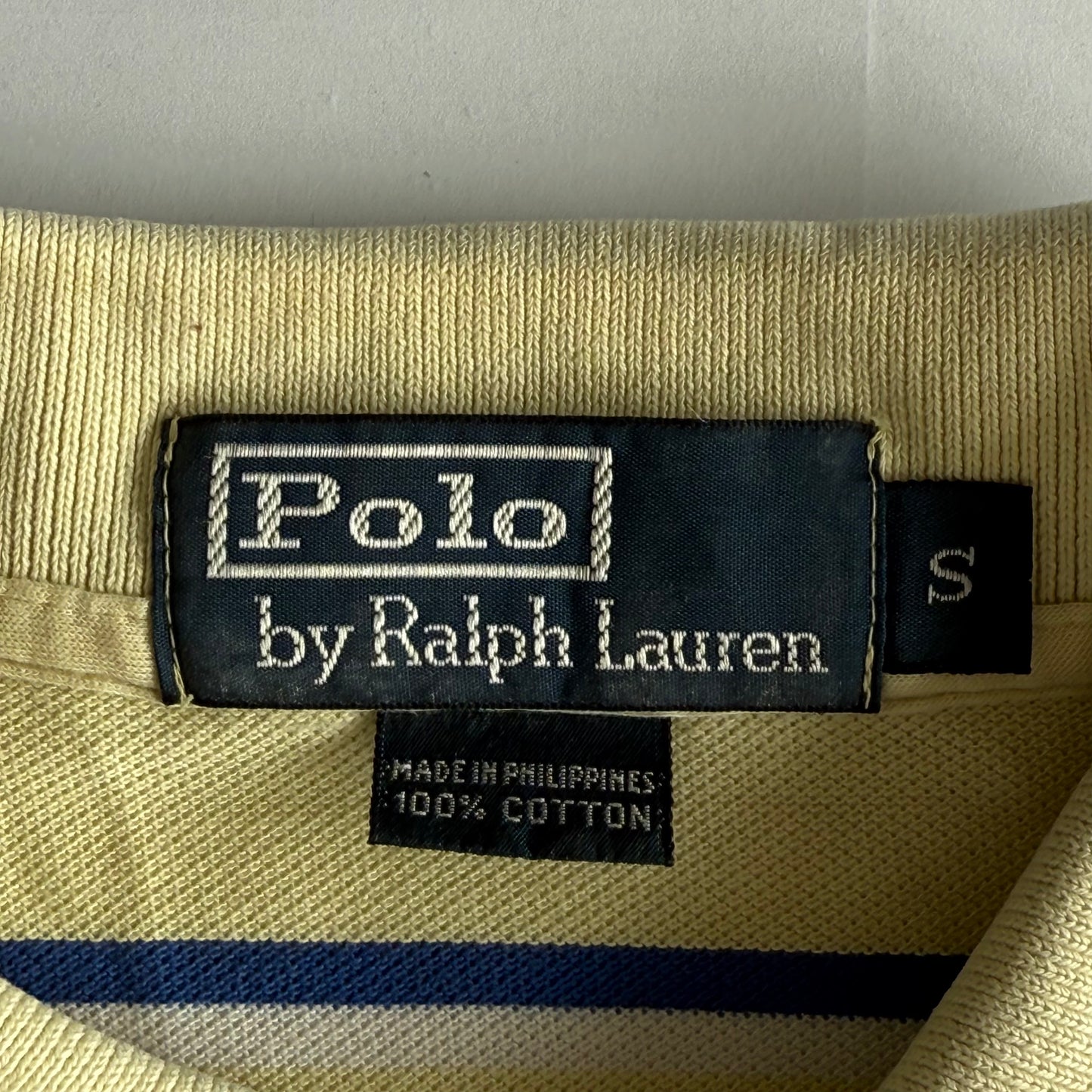 Ralph Lauren Striped Polo Shirt - Small