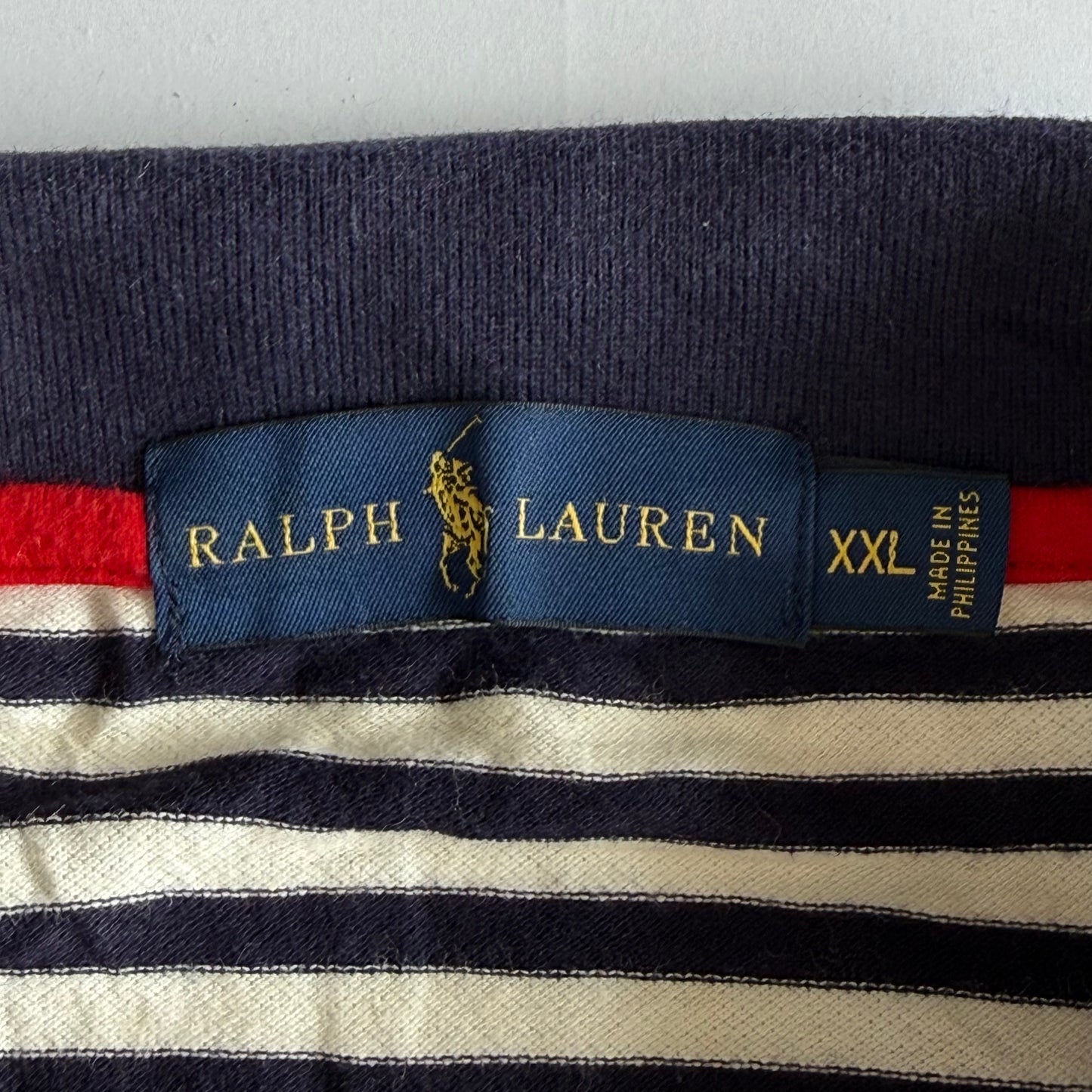 Ralph Lauren Striped Polo Shirt - Medium