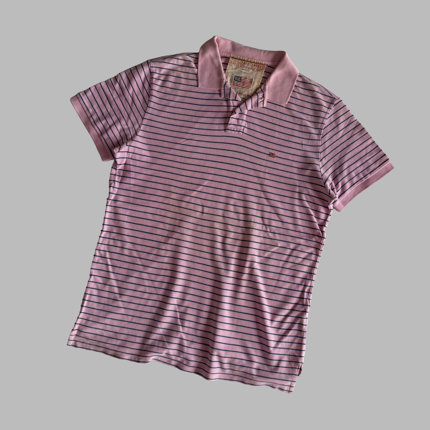 Ralph Lauren Striped Polo Shirt - XL