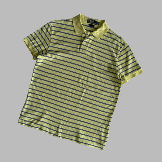 Ralph Lauren Striped Polo Shirt - Medium