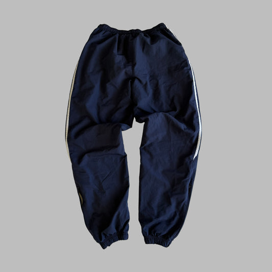 Y2K Adidas Three Stripe Parachute Track Pants - L