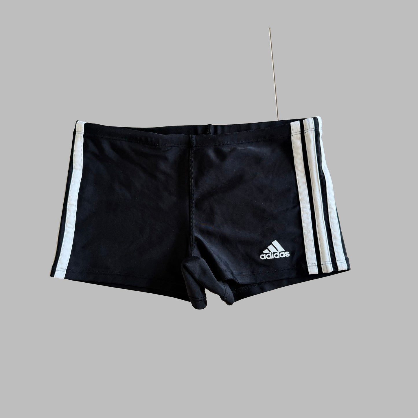 Y2K Adidas Three Stripe Activewear Micro Shorts - XS