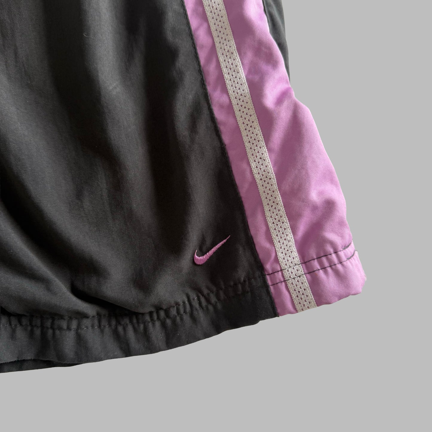 Y2K Nike Baggy Striped Track Pants - S