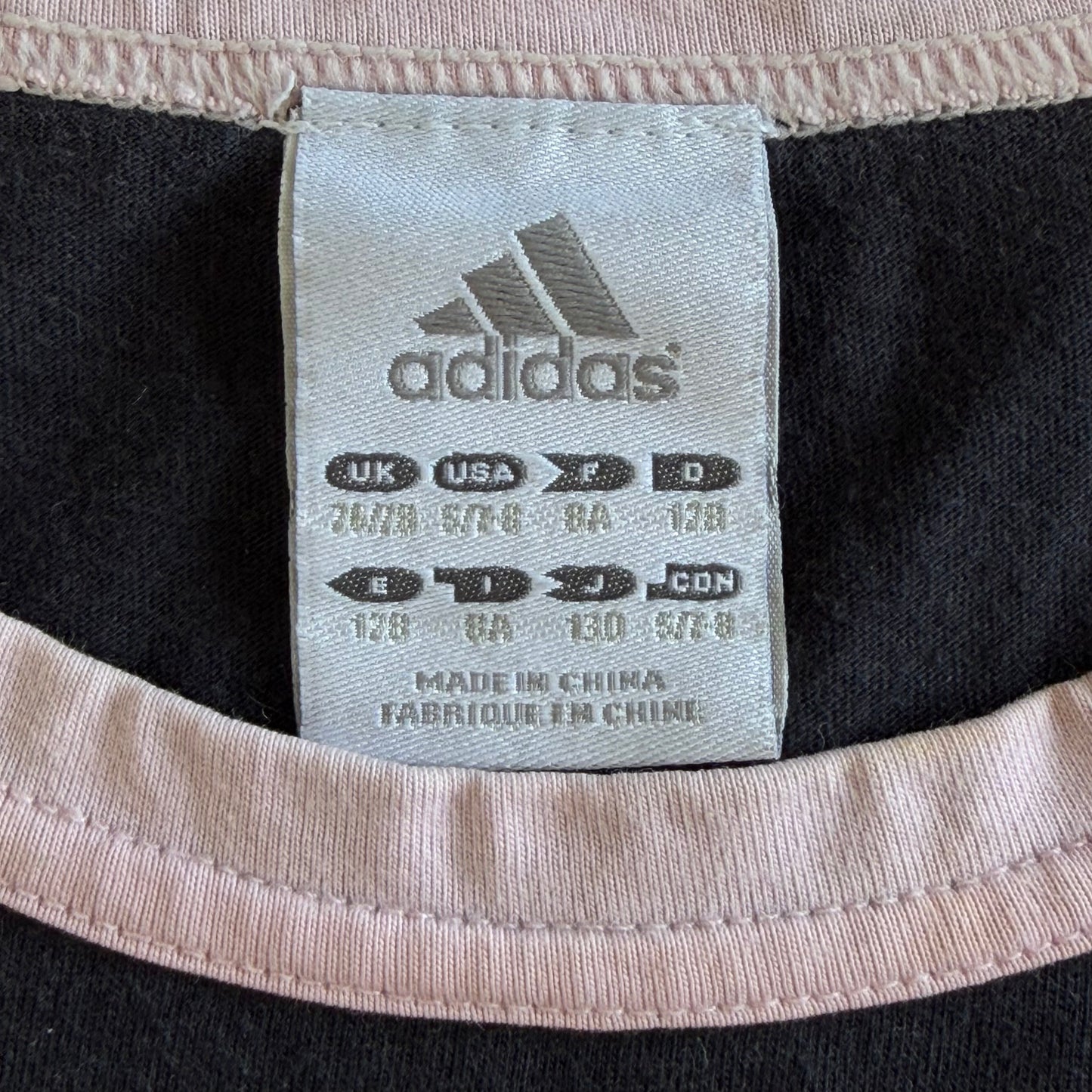 Y2K Adidas Spell Out Fitted Tank - XS/S