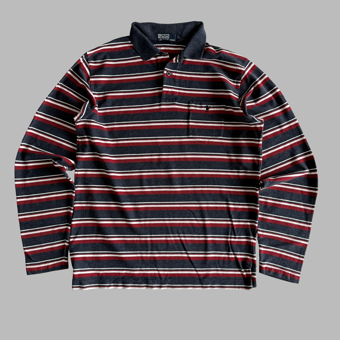 Ralph Lauren Striped Long-Sleeve - Large
