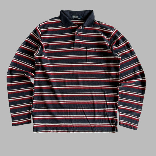 Ralph Lauren Striped Long-Sleeve - Large