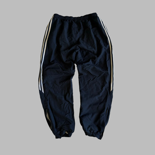 Y2K Adidas Three Stripe Parachute Track Pants - M