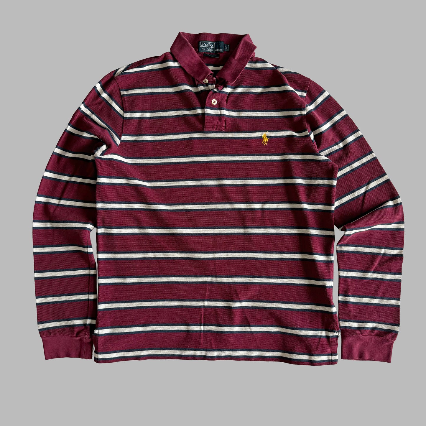 Ralph Lauren Striped Long-Sleeve - Medium