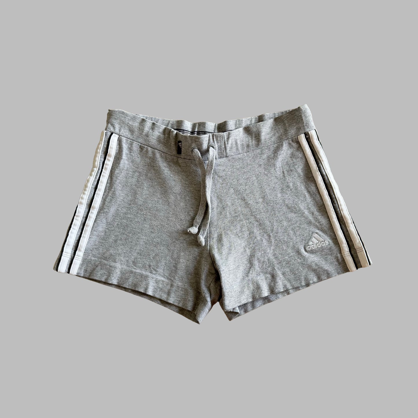 Y2K Adidas Three Stripe Activewear Micro Shorts - M