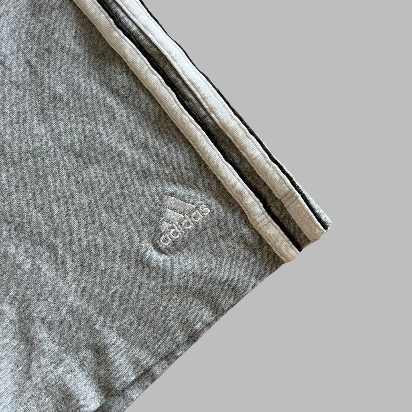 Y2K Adidas Three Stripe Activewear Micro Shorts - M