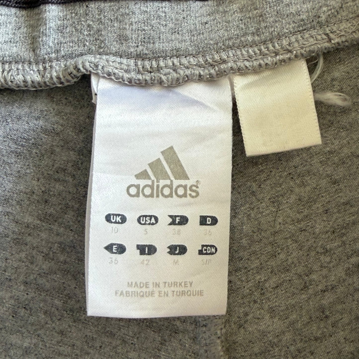 Y2K Adidas Three Stripe Activewear Micro Shorts - M