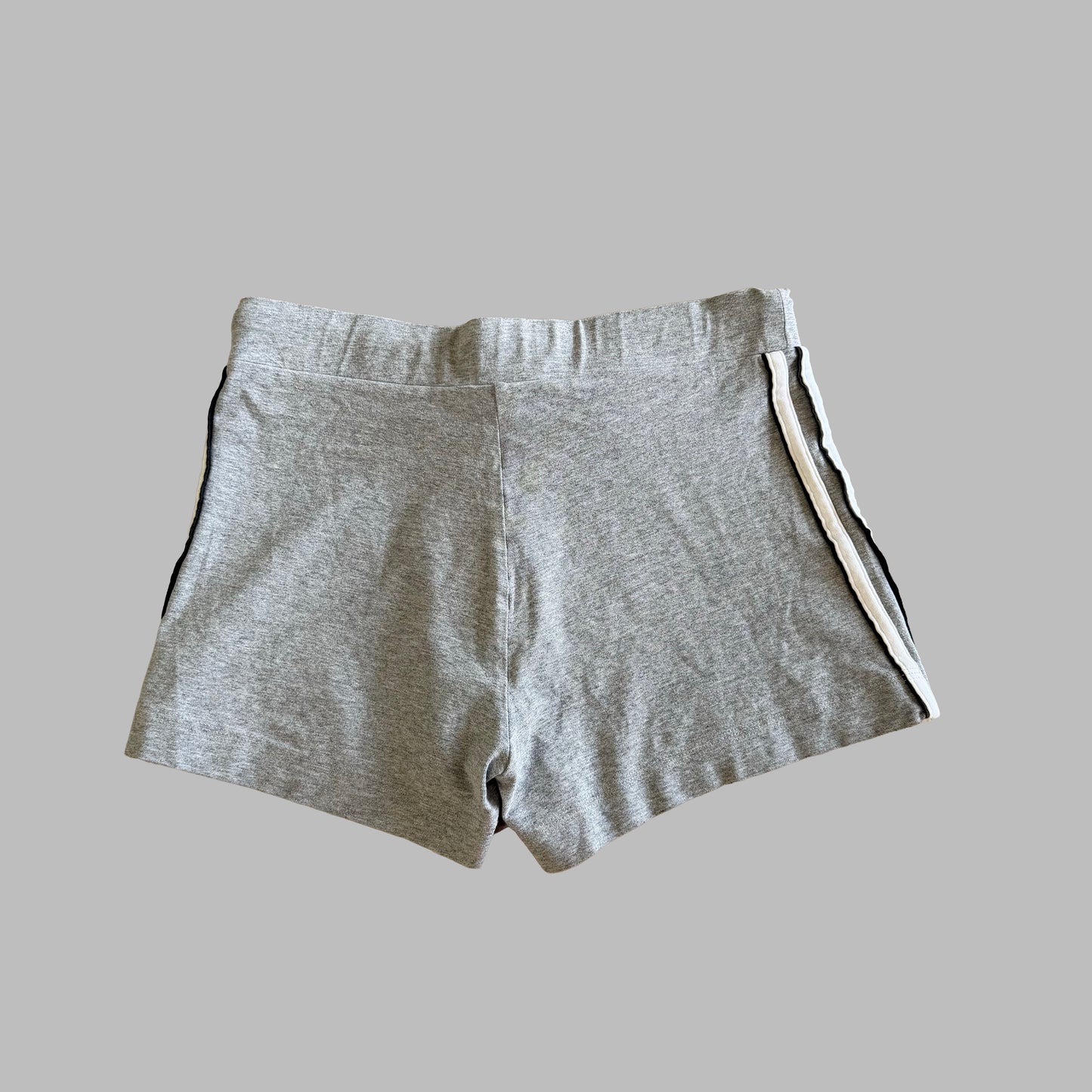 Y2K Adidas Three Stripe Activewear Micro Shorts - M