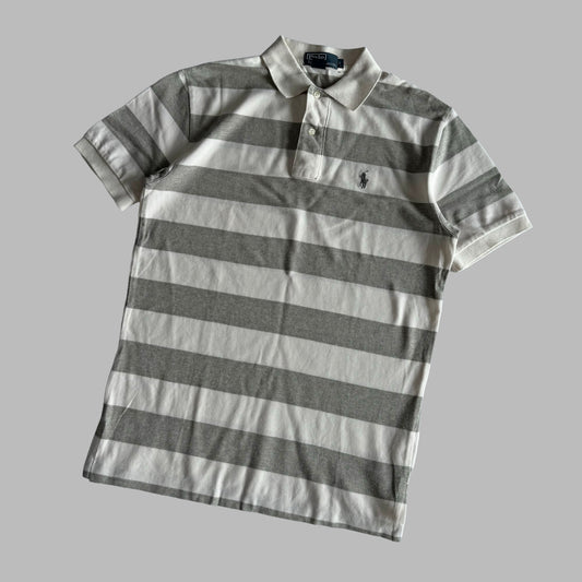 Ralph Lauren Striped Polo Shirt - Small