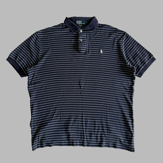 Ralph Lauren Striped Polo Shirt - Large
