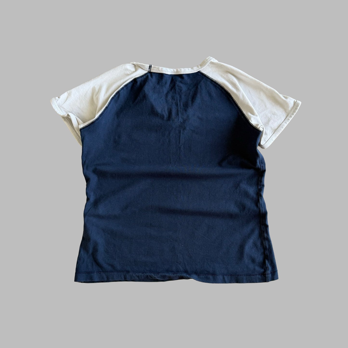 Y2K Nike Swoosh Raglan Top - XL