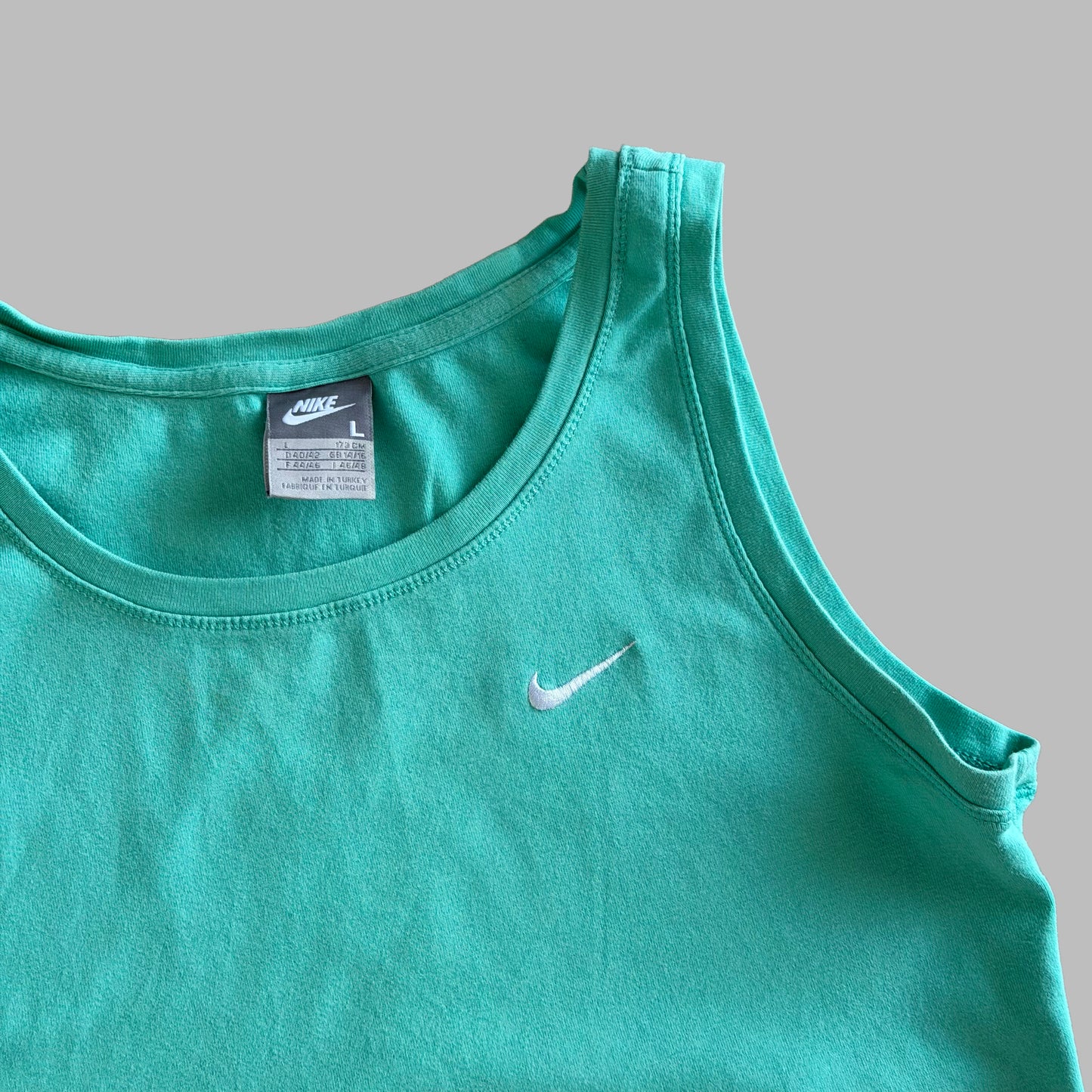 Y2K Nike Minimal Activewear Tank - L