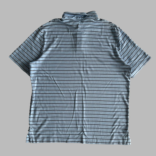 Ralph Lauren Striped Polo Shirt - Large