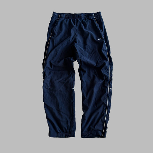 Y2K Nike Striped Baggy Track Pants - M