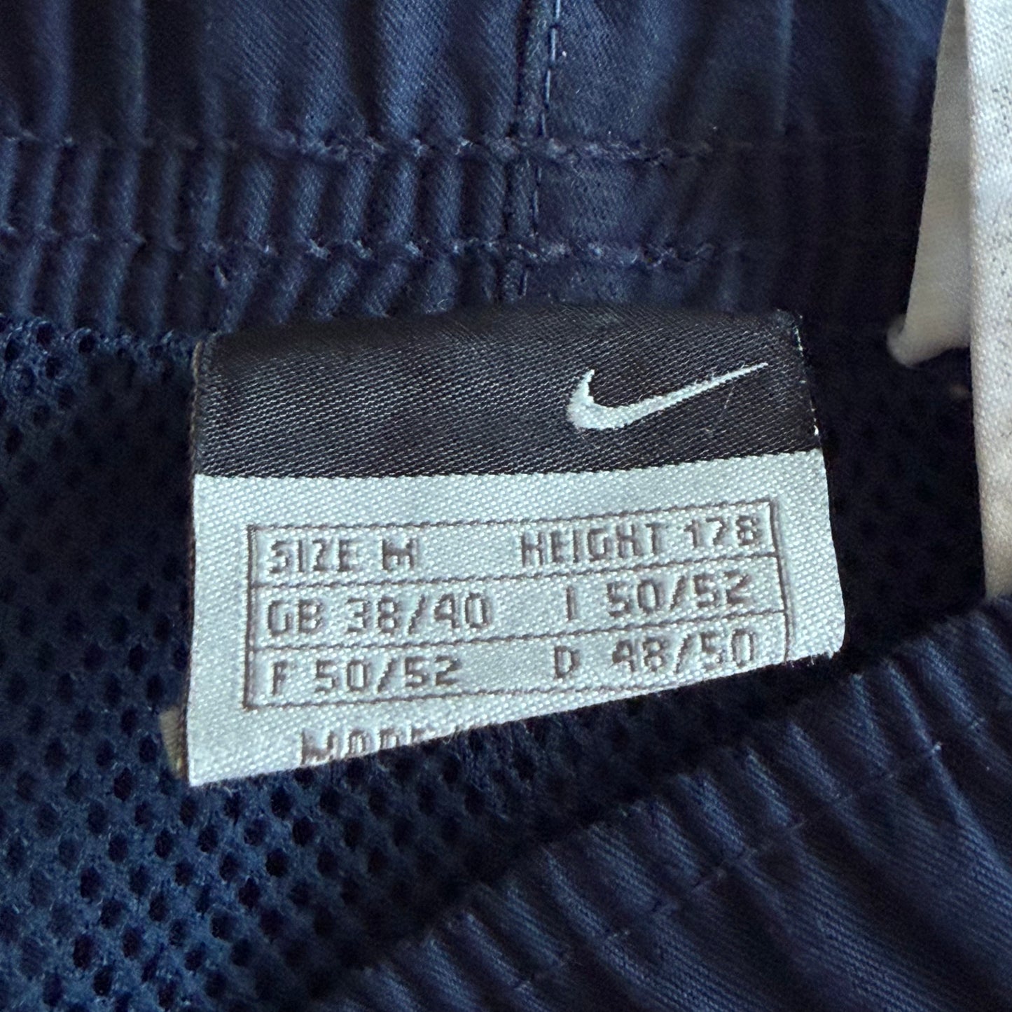 Y2K Nike Striped Baggy Track Pants - M
