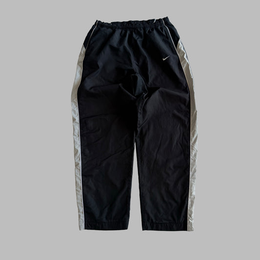 Y2K Nike Wide Leg Striped Track Pants - M