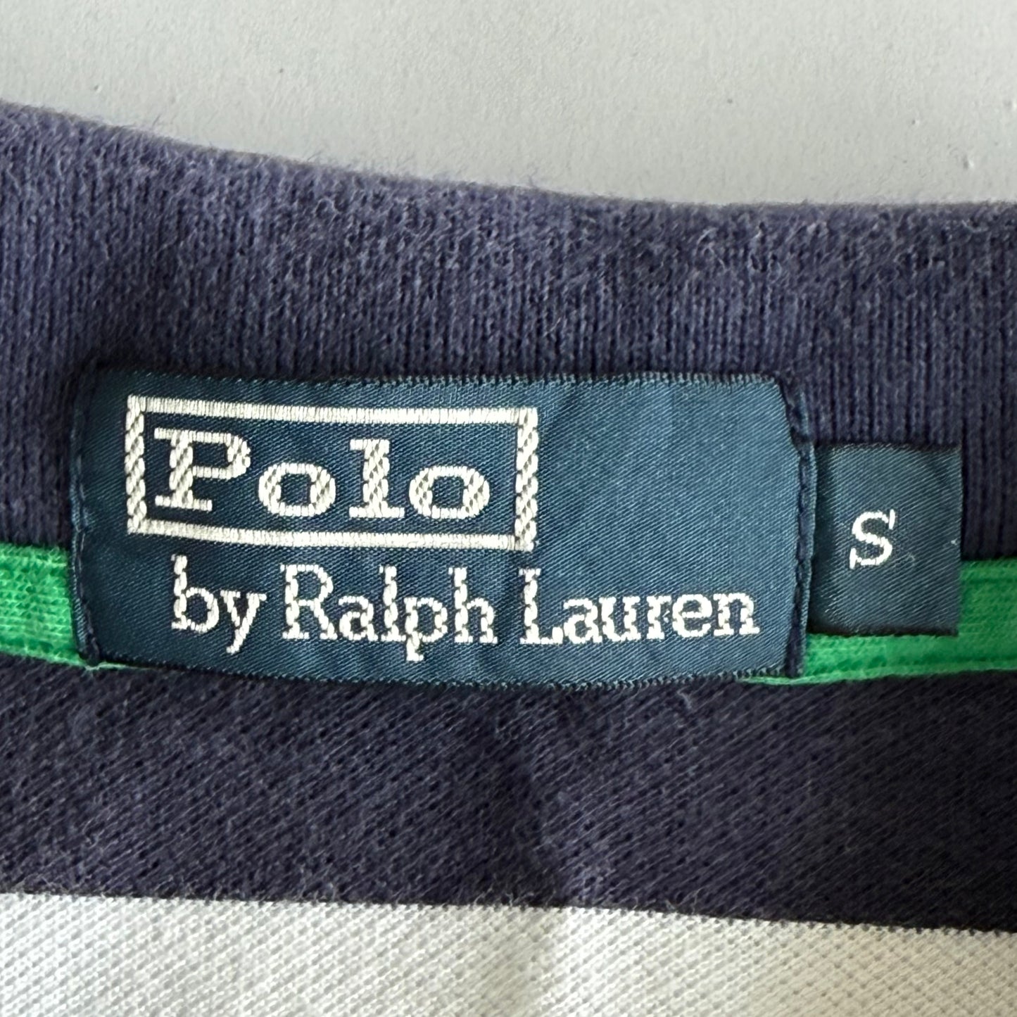 Ralph Lauren Striped Polo Shirt - Small
