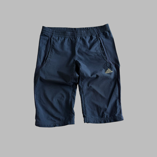 Y2K Adidas Minimal Track Capris - M