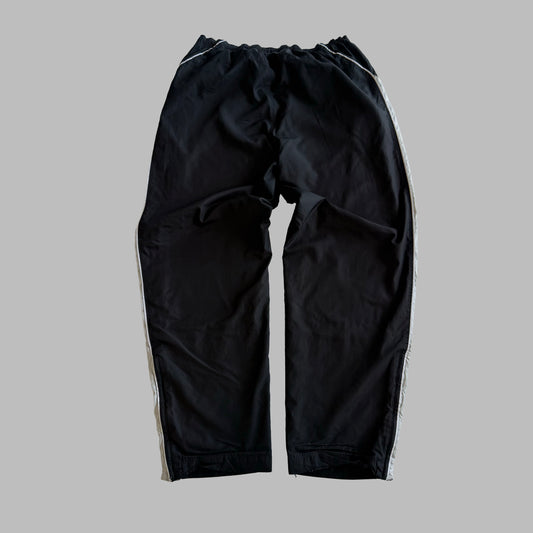 Y2K Nike Wide Leg Striped Track Pants - M