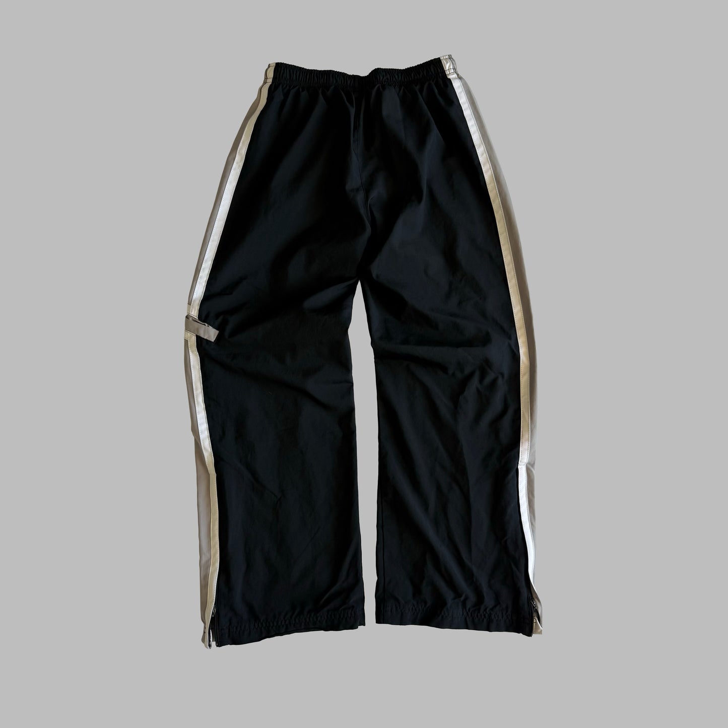 Y2K Nike Striped Baggy Wide Leg Track Pants - XXS
