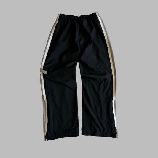 Y2K Nike Striped Baggy Wide Leg Track Pants - XXS
