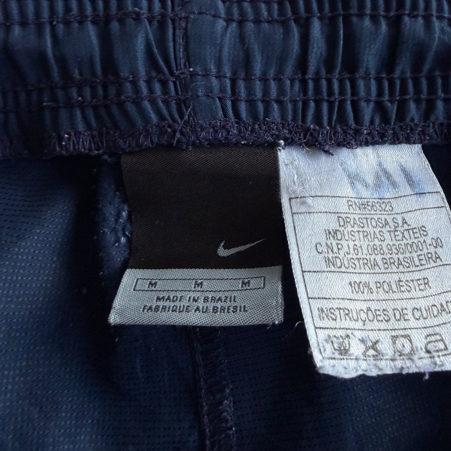 Y2K Nike Wide Leg Striped Track Pants - M