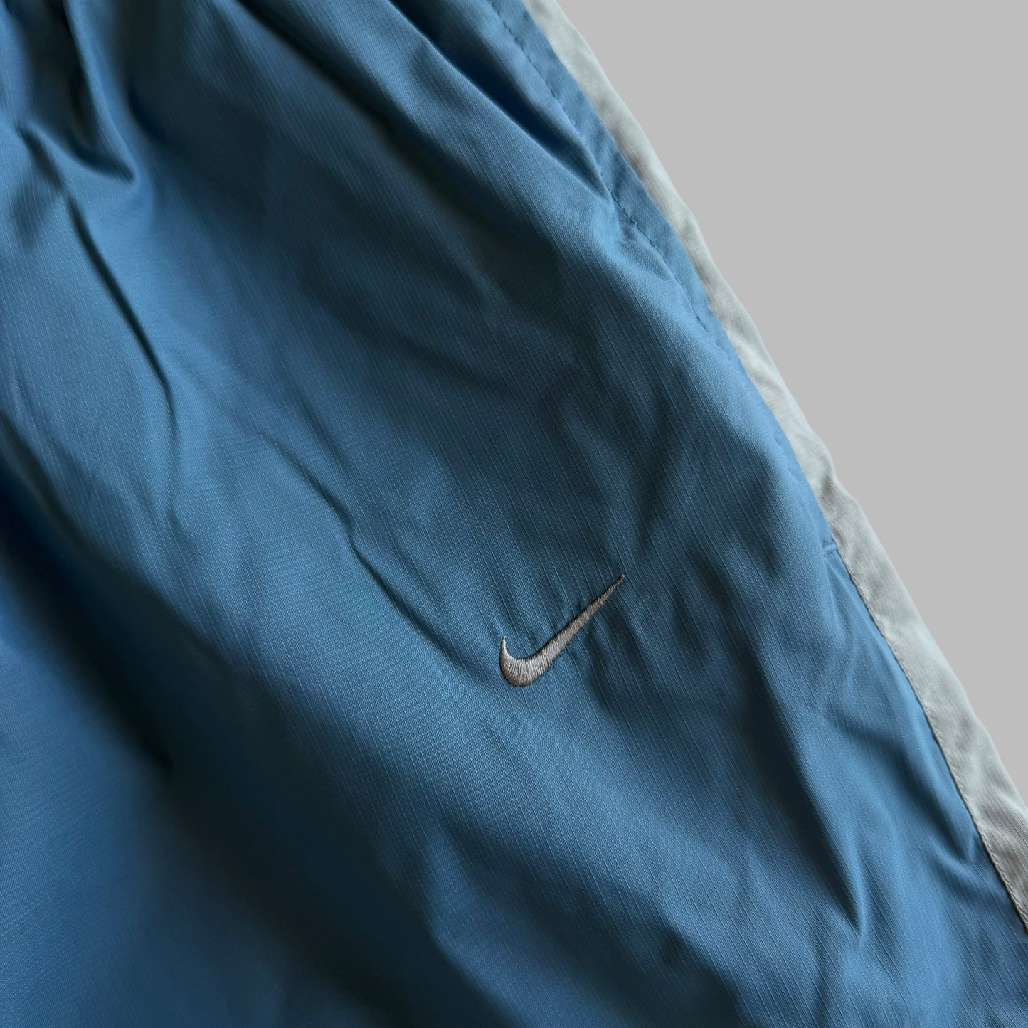 Y2K Nike Wide Leg Striped Track Pants - M