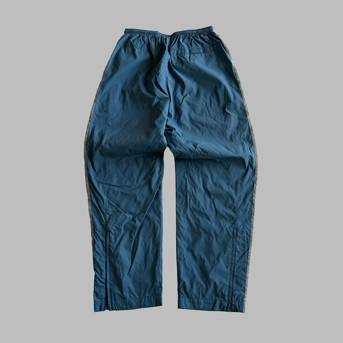 Y2K Nike Wide Leg Striped Track Pants - M