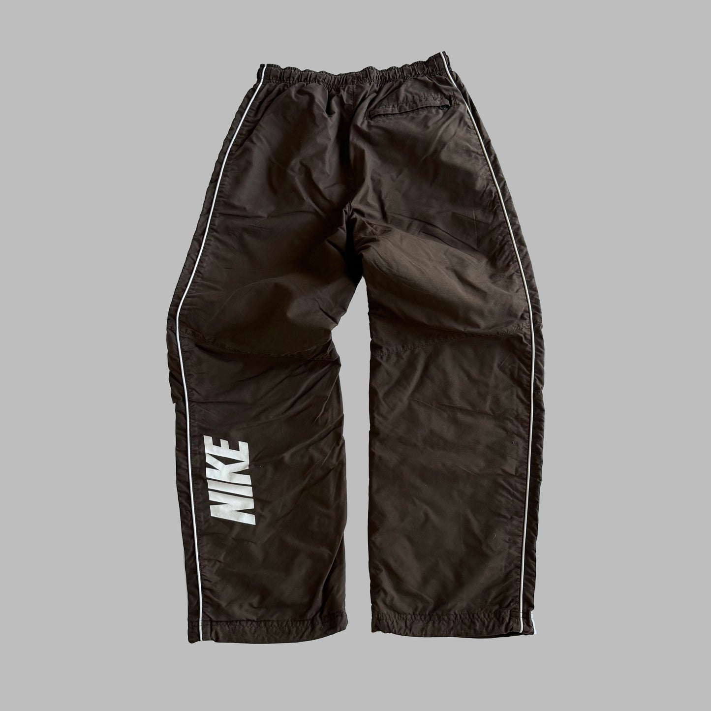 Y2K Nike Striped Wide Leg Track Pants - XXS