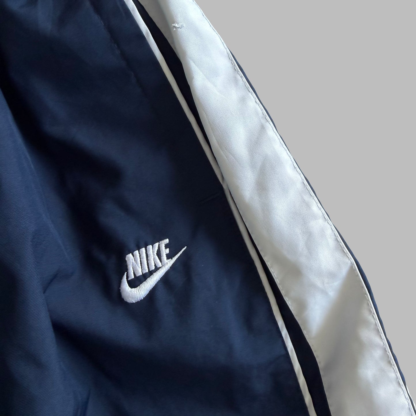 Y2K Nike Wide Leg Striped Track Pants - S