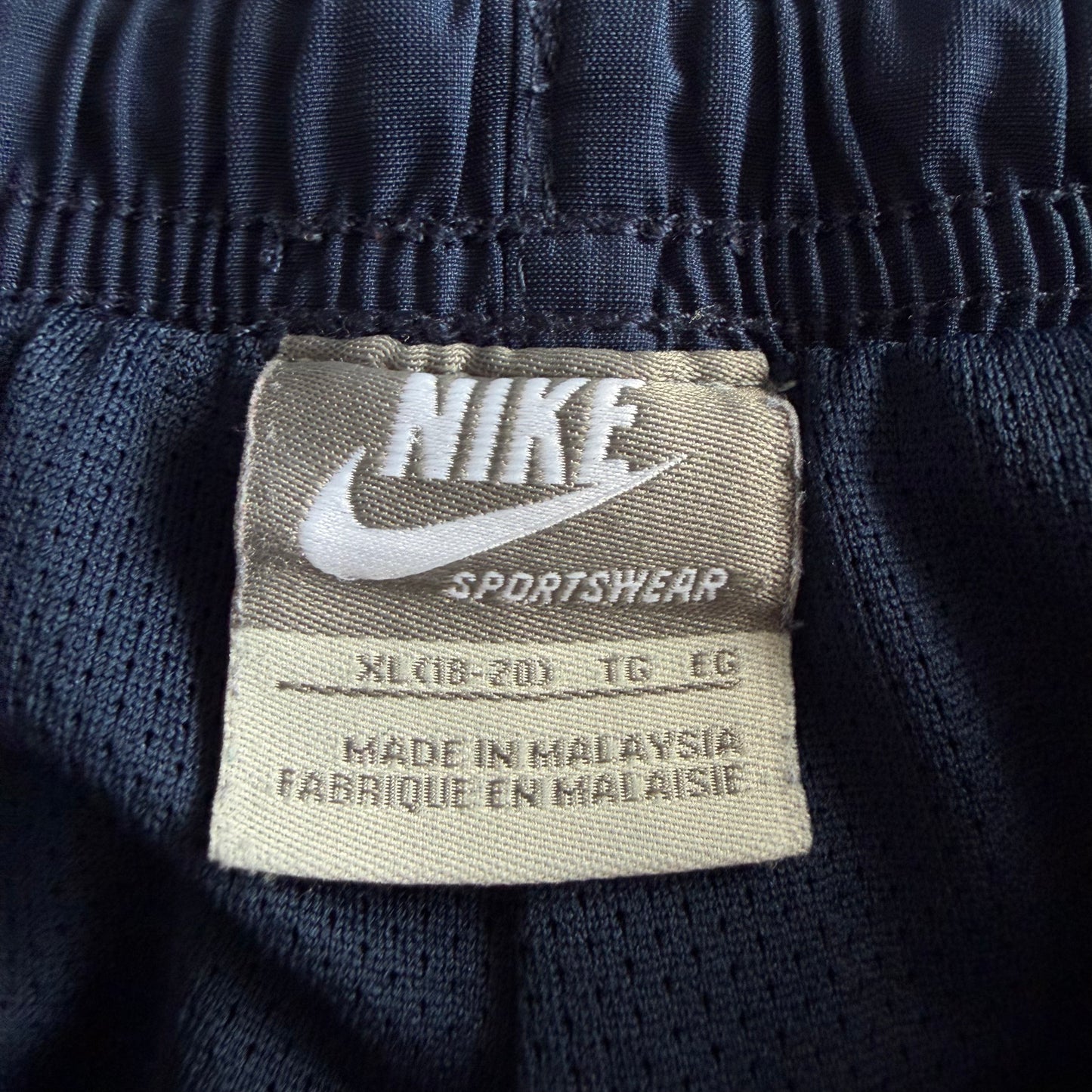 Y2K Nike Wide Leg Striped Track Pants - S