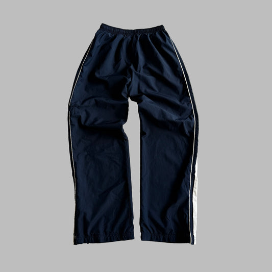 Y2K Nike Wide Leg Striped Track Pants - S