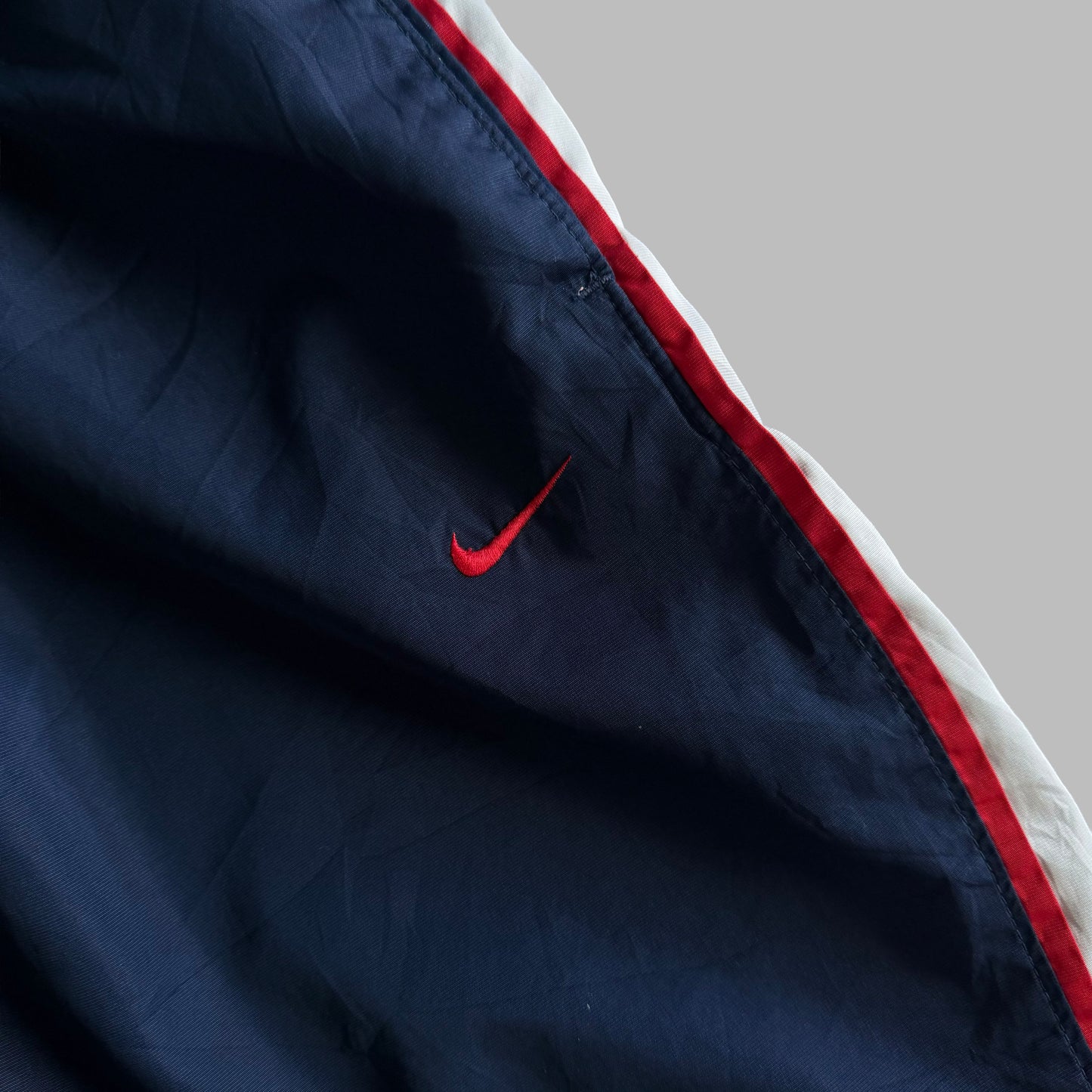 Y2K Nike Wide Leg Striped Track Pants - XL